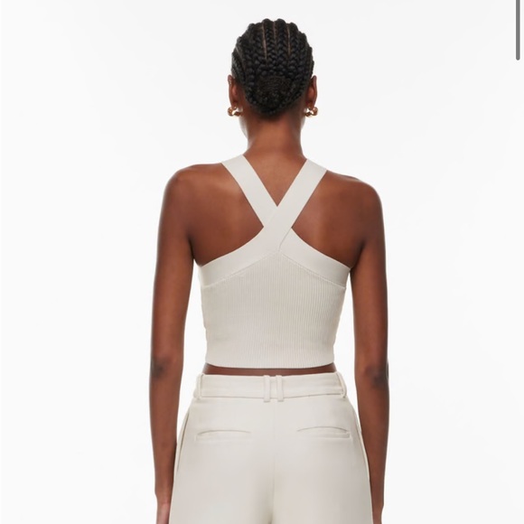 Aritzia Babaton sculpt criss cross tank - Picture 2 of 7